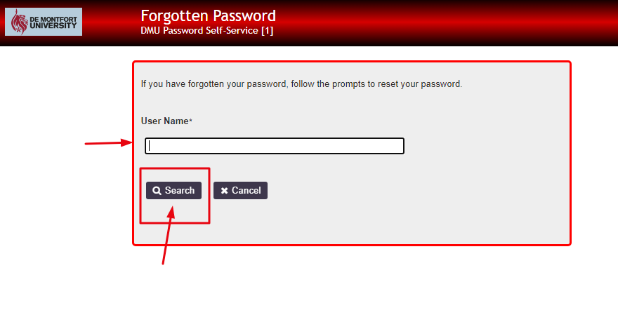 MyDMU Login