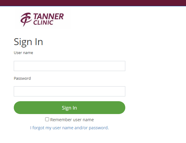 Tanner Clinic Patient Portal