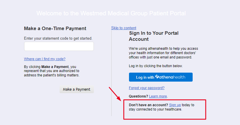 Westmed Patient Portal