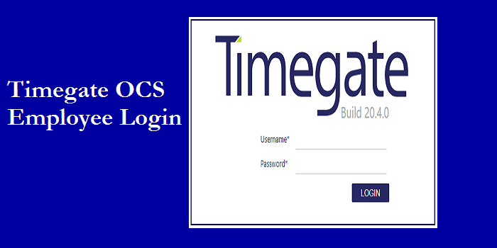 Timegate OCS Employee Login