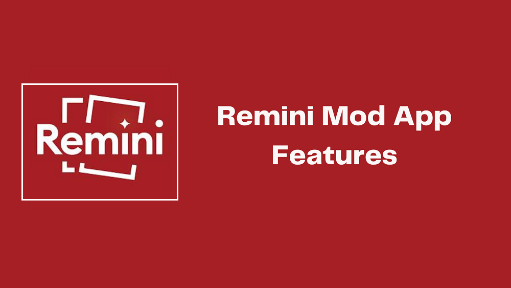 Remini Mod App Features