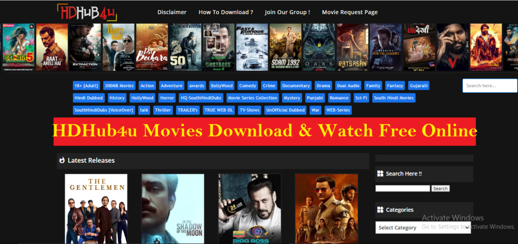 HDHub4u Movies Download & Watch Free Online