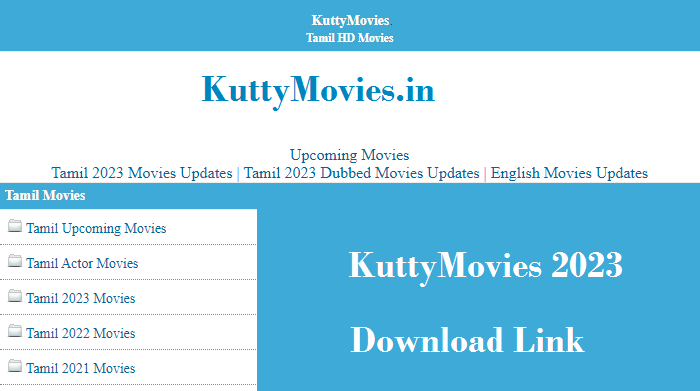 List of KuttyMovies Download Website 
