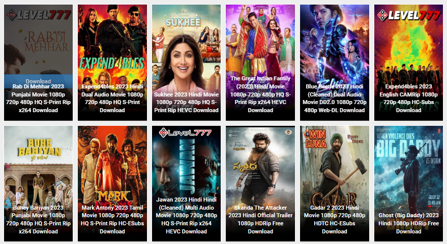 Latest Bollywood 8xmovies List