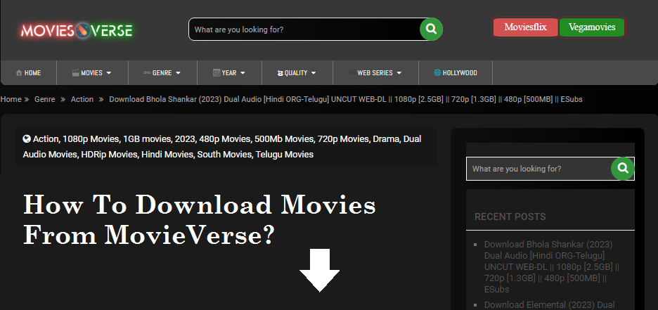 How To Download Movies From MovieVerse?