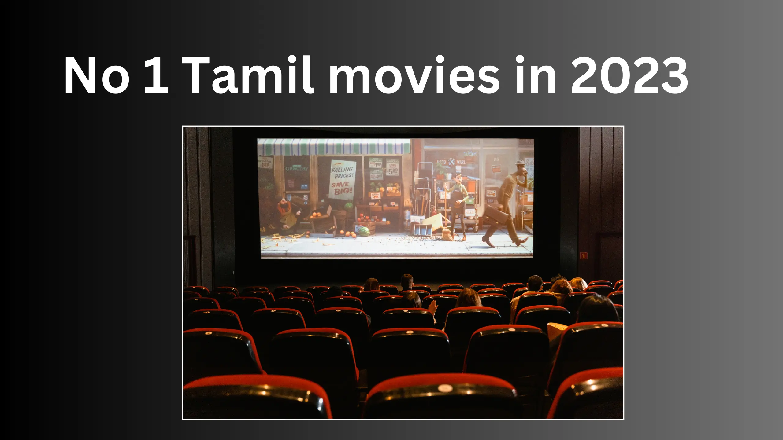 No 1 Tamil movies in 2023