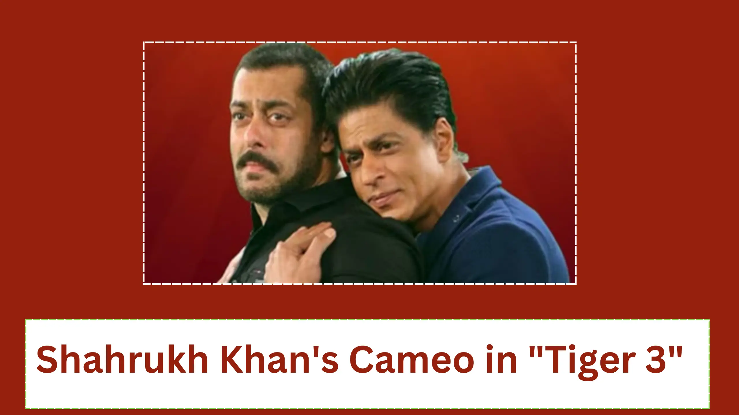 Shahrukh Khan's Cameo in Tiger 3