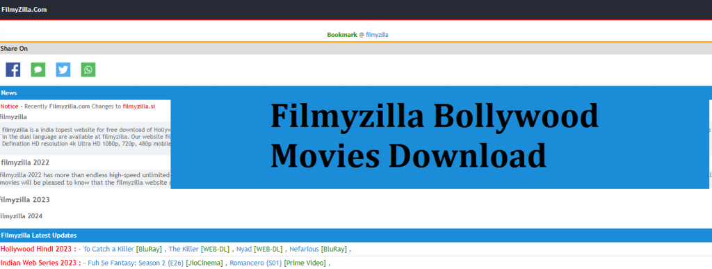 Filmyzilla Bollywood Movies Download